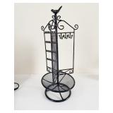 IRON SWIVEL JEWELRY ORGANIZER RACK