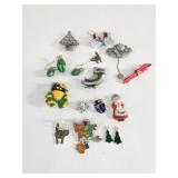 CHRISTMAS EARRINGS CAT OWL CHRISTMAS LIGHT BULB