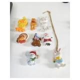 GROUP OF NOVELTY PINS MOUSE DUCK BUNNY BEAR