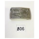 BELT BUCKLE WHEELING JAMBOREE USA WWVA RADIO