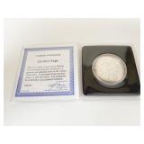 2000 US SILVER EAGLE 1OZ 1 DOLLAR COIN COA
