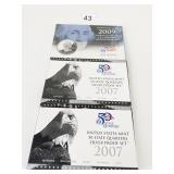 UNITED STATES MINT 50 STATES QUARTERS PROOF SETS