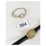 SPIEDEL LEATHER WATCHBAND WITH CASING 10K GF