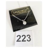 LINDENWOLD CUBIC ZIRCONIA SOLITAIRE PENDANT WITH