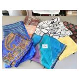 SCARF LOT SQUARE AND RECTANGLE BLUE PAISLEY