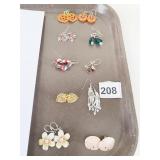 HALLOWEEN AND CHRISTMAS EARRINGS BEADED DROP