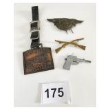 CASEY JONES SPECIAL WATCH FOB WITH STRAP ST