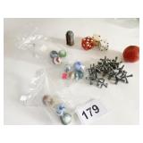 VINTAGE DICE JACKS AND BALL MARBLES BULLET PENCIL