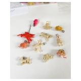 VINTAGE CRACKER JACKS POPCORN SNACK CHARMS 1940S