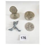 BOY SCOUT OATH PAPERWEIGHT METAL ARMY GUY WITH