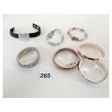 BANGLE BRACELETS BEADED BRACELETS RHINESTONE