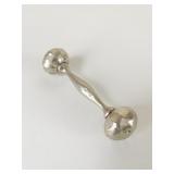 STERLING SILVER BABY RATTLE .715OZT