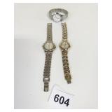 WRISTWATCHES SILVER TONE LORUS STRETCH BAND