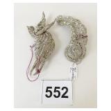 DECO DESIGN RHINESTONE PINS BIRD SPRAY UNBRANDED