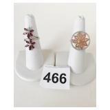 SILVER 925 RINGS COPPER SUN INSIDE SILVER RING