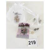 BUILD A BRACELET SILVER TONE SLIDE BEADS VIVA