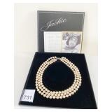 PEARLS FRANKLIN MINT "JACKIE