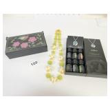 ANJOU ESSENTIAL OILS DIFFUSER NECKLACE WITH OILS