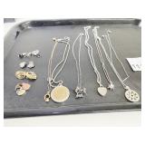 PENDANT NECKLACES EARRINGS TRAIN PENDANT NECKLACE