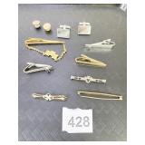 CUFF LINKS TIE BARS ETC.