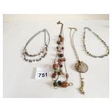 NECKLACE GROUP LIA SOPHIA BEADED SHELL ETC.