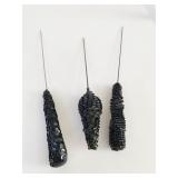 BEADED HAT PINS 8" AND 6"