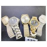 WRISTWATCH LOT BULOVA SELF WINDING ELEMENTS TIMEX