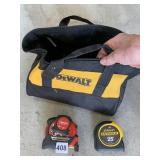 MILWAUKEE 35FT TAPE AND STANLEY 25FT TAPE WITH