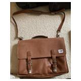 COACH BROWN LEATHER BRIEFCASE