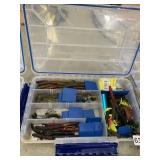 FLAMBEAU LOCKING STORAGE BOX W/ RUBBER WORMS,