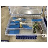 FLAMBEAU LOCKING STORAGE BOX W/ 9 LURES