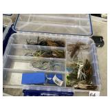 TINSEL FLIE BAIT IN FLAMBEAU LOCKING STORAGE BOX