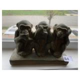 MONKEY SEE MONKEY NEW COMPOSITION STATUE