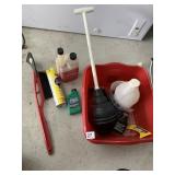 DRAIN BIN, STABILIZER FOR VEHICLE, OILS, PLUNGER