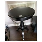 BLOCK 3-LEGGED MODERN TABLE 25 INCHES HIGH X 18