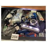 DRAWER CONTENTS SCREW DRIVERS ETC.