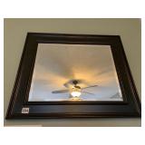 DEEP BROWN FINISH 22" X 26" BEVELED MIRROR