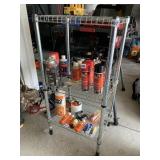 SMALLER 3 TIER 4FT METAL RACK