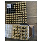 77 ROUNDS OF 9 MM FMJ AND 30 ROUNDS OF 40 S & W