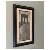 BRIDGE PRINT IN FRAME 22" X 13"