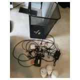 3 SMART BULBS, CHARGER CABLES, USB BLOCK ETC.