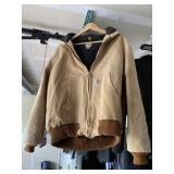 CARHARTT CANVAS WORK JACKET QUILTED LARGE SIZE