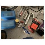 GREASE GUN SMALL TUBE LUCAS AND BULLET CASES
