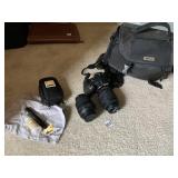 NIKON DIGITAL D5100 CAMERA BODY W/ 52MM LEN, DX
