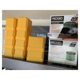 DEWALT TOUGH BOX PLASTIC HOLDERS AND RIDGID