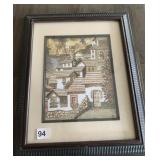 VILLAGE PRINT 17" X 14"