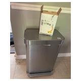 FOOT CONTROL TRASH CAN W/ BAGS