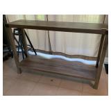 TWO TIER ASHLEY TABLE 30" H X 46" W X 12" D