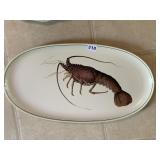 SERVING PLATTER W/ LOBSTER DESIGN
