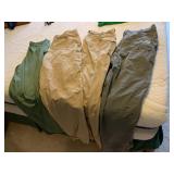 36/30 CARHARTT PANTS 3 PAIR - 33 DEGREE COOL